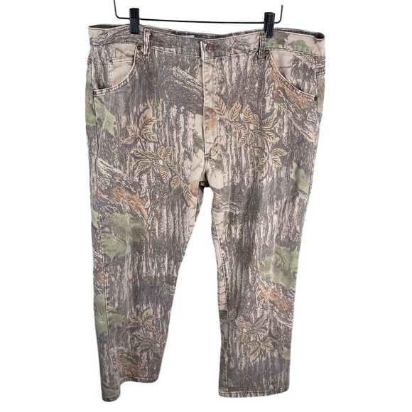 Vintage Duxbak Realtree Multicolor Camo Pockets Hunting Pants Men Size 40x32